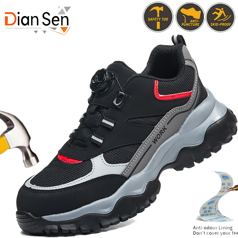 Men'S Shoes Hoka Sale - Indestructible Shoes Men's Rotary Button Safety