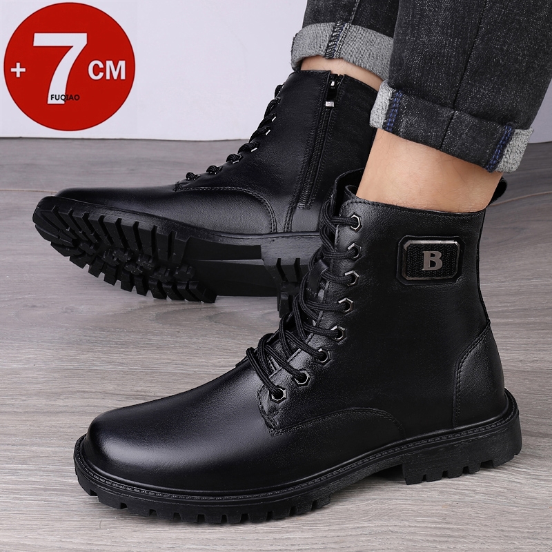 Men's Genuine Leather Elevator - Men'S Shoes Increase Height review and price
