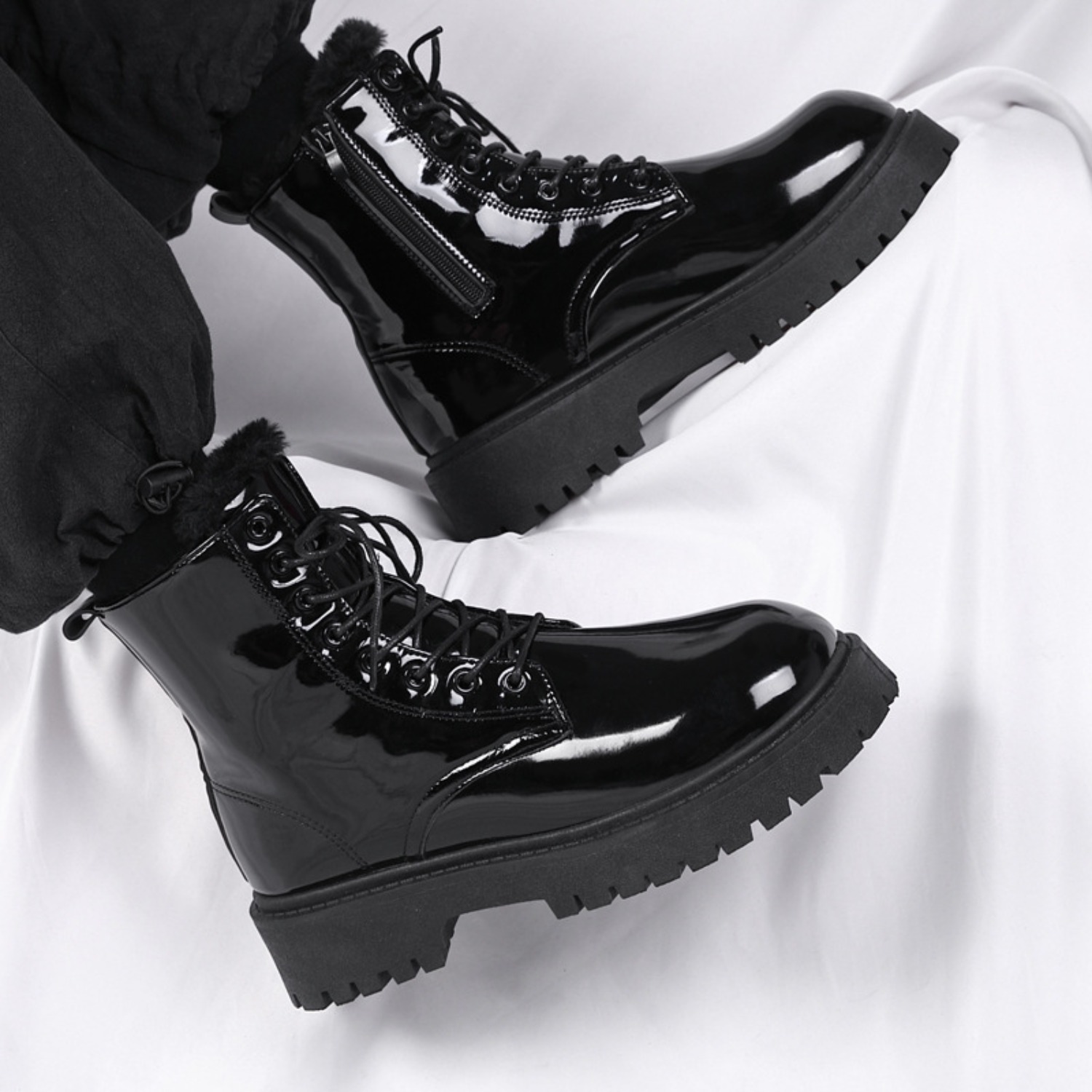 Men's warm plush high-top boot - Men'S Shoes Hoka Sale review and price