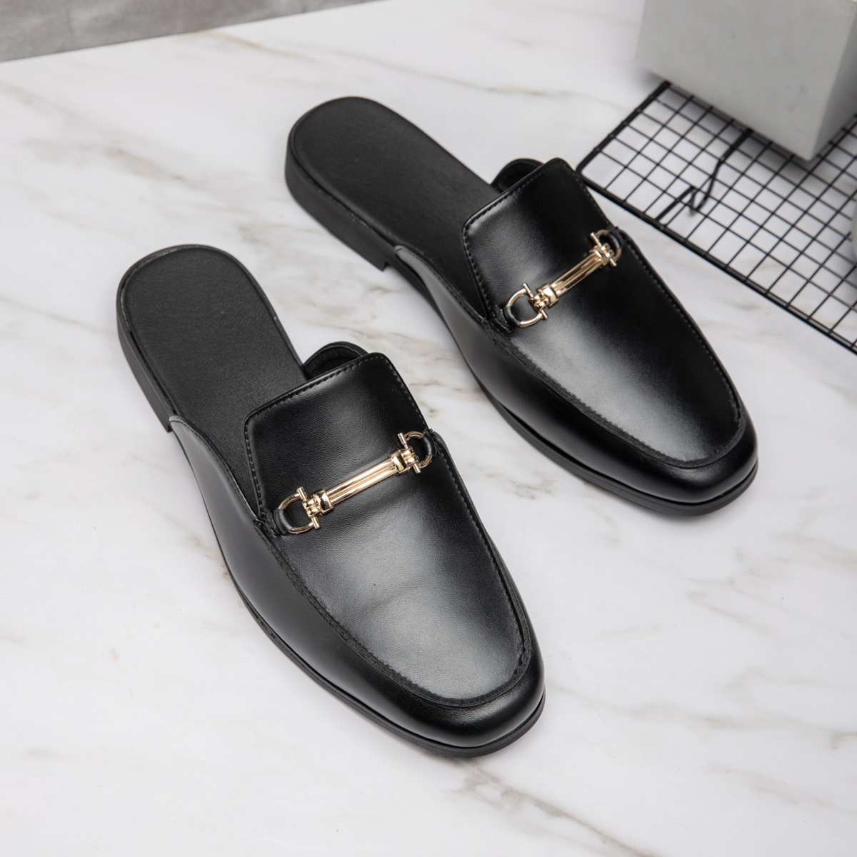Casual Mules Men Leather Loafe - Men'S Shoes Hey Dude review and price