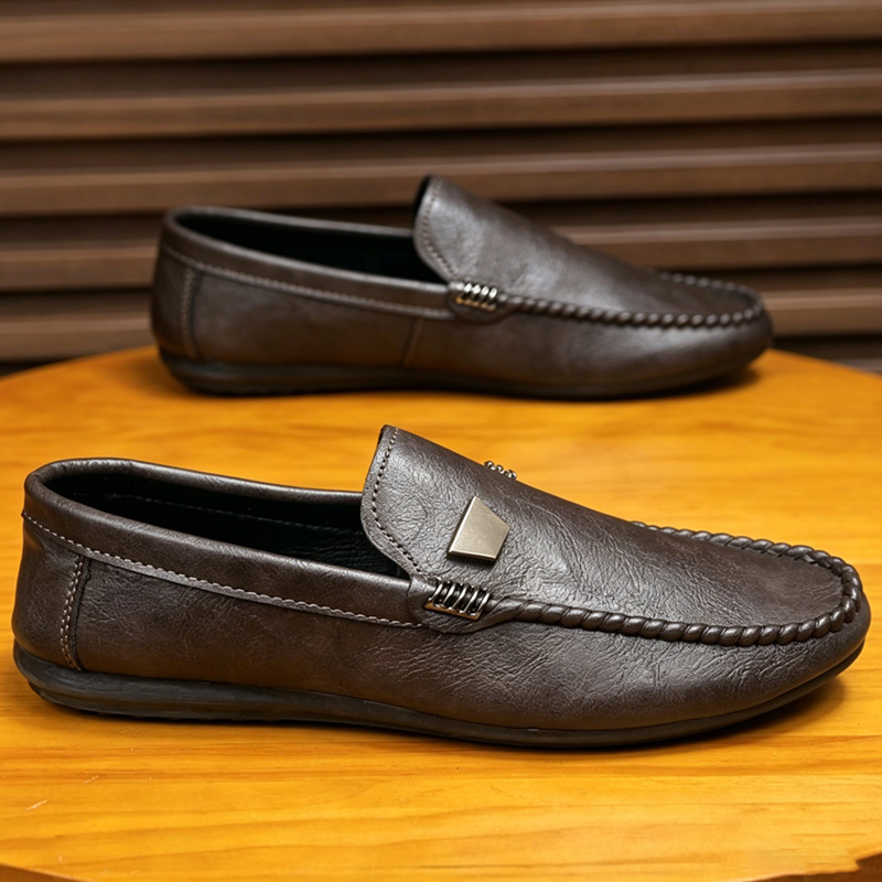 British Style Men's Leather Sh - Men'S Shoes Hey Dude review and price