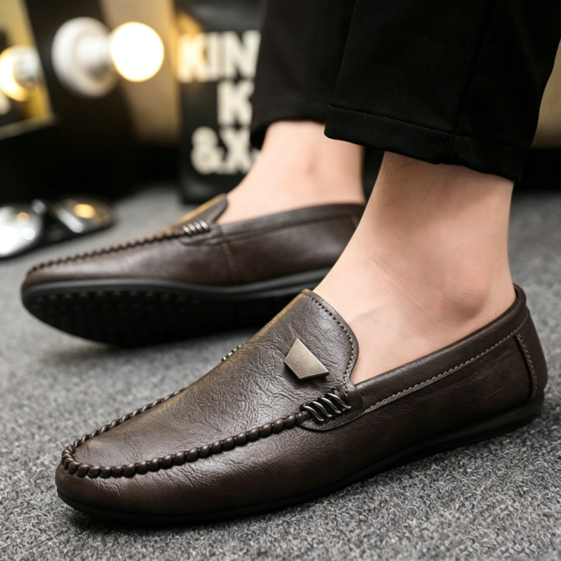 British Style Men's Leather Sh - Men'S Shoes Hey Dude review and price