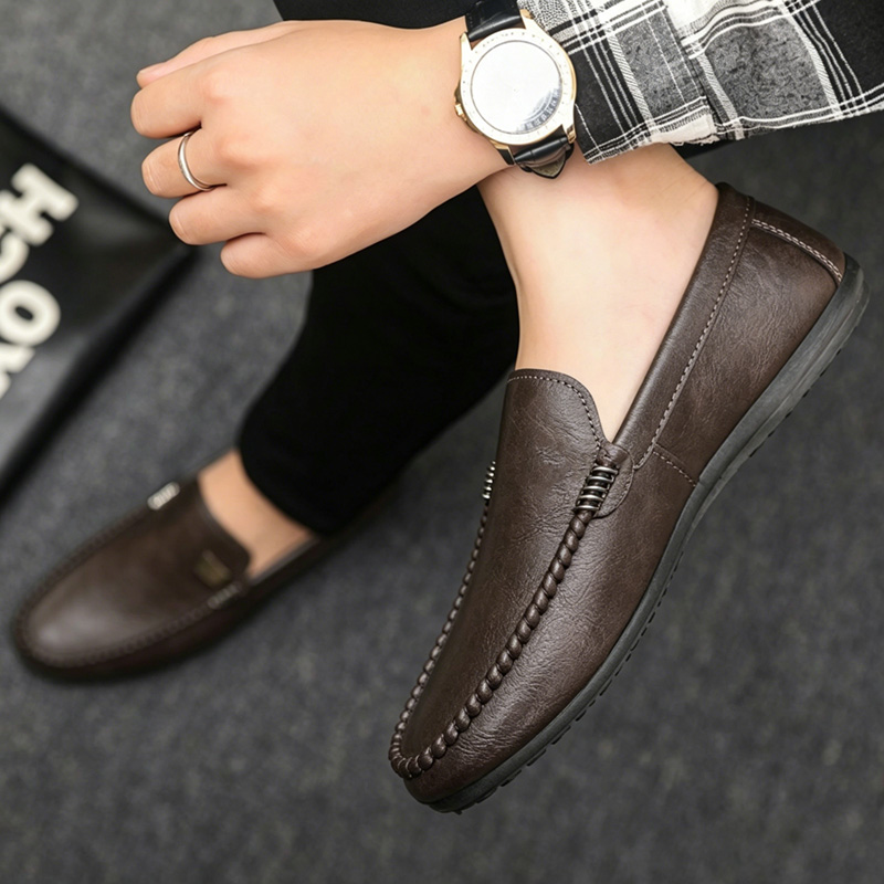 British Style Men's Leather Sh - Men'S Shoes Hey Dude review and price