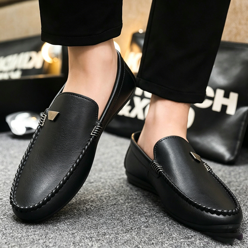 British Style Men's Leather Sh - Men'S Shoes Hey Dude review and price