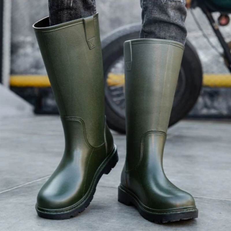 Rain Boots for Men Gum Fishing - Men'S Shoes Water Resistant review and price