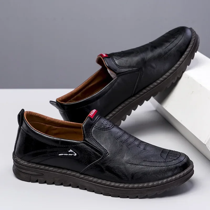 Men's Leather Shoes Casual Sho - Men'S Shoes Hey Dude review and price