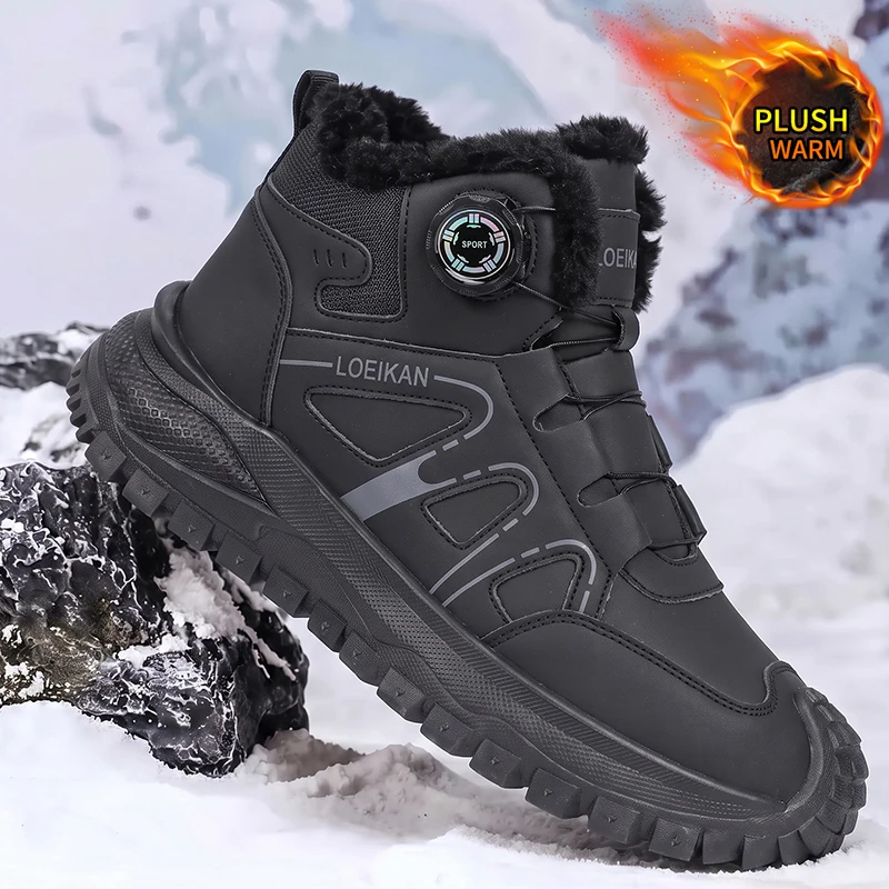 Men Plush Lined Snow Boots Rot - Men'S Shoes Hey Dude review and price