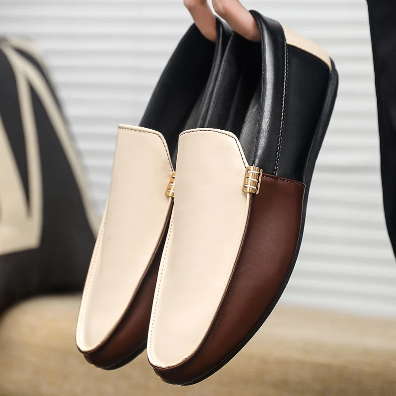 Fashion Leather Loafers For Me - Men'S Shoes Hey Dude review and price