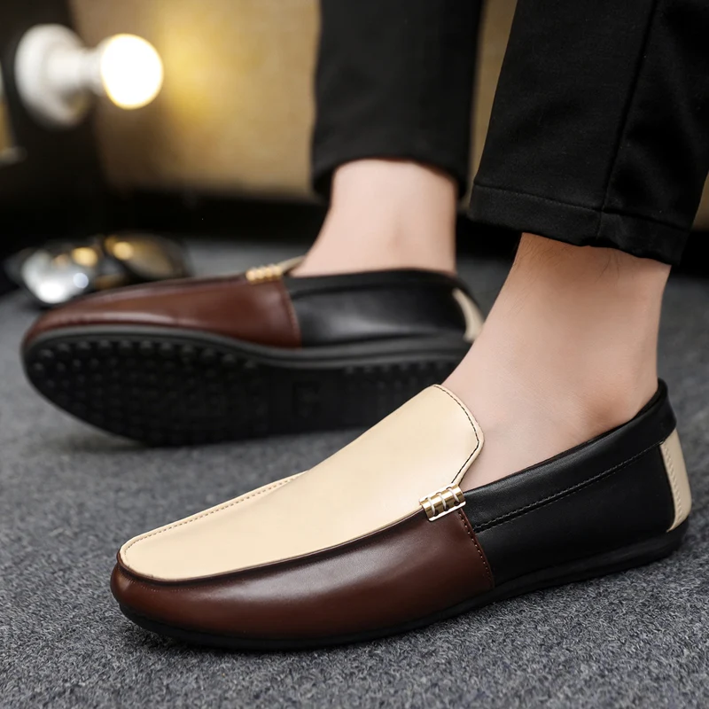 Fashion Leather Loafers For Me - Men'S Shoes Hey Dude review and price