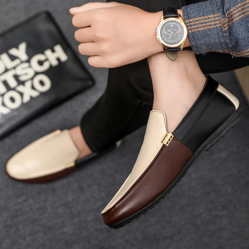 Fashion Leather Loafers For Me - Men'S Shoes Hey Dude review and price