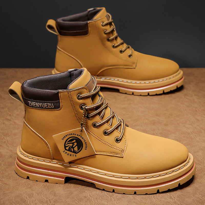 Autumn and Winter Retro Short  - Men'S Shoes Increase Height review and price