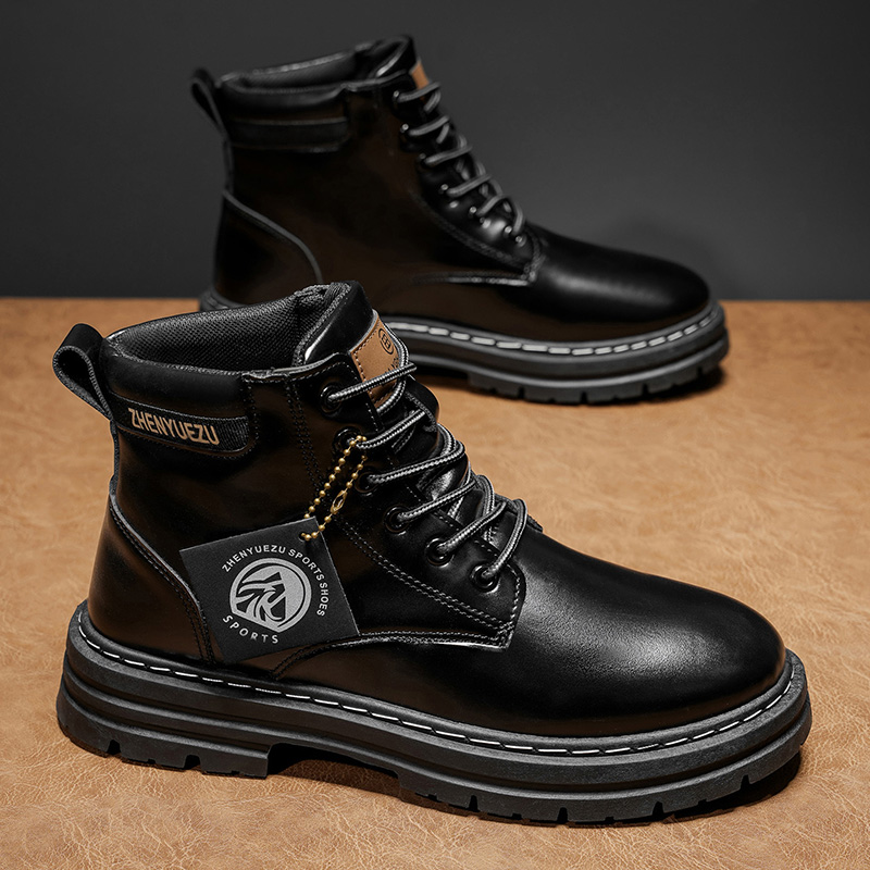 Autumn and Winter Retro Short  - Men'S Shoes Increase Height review and price