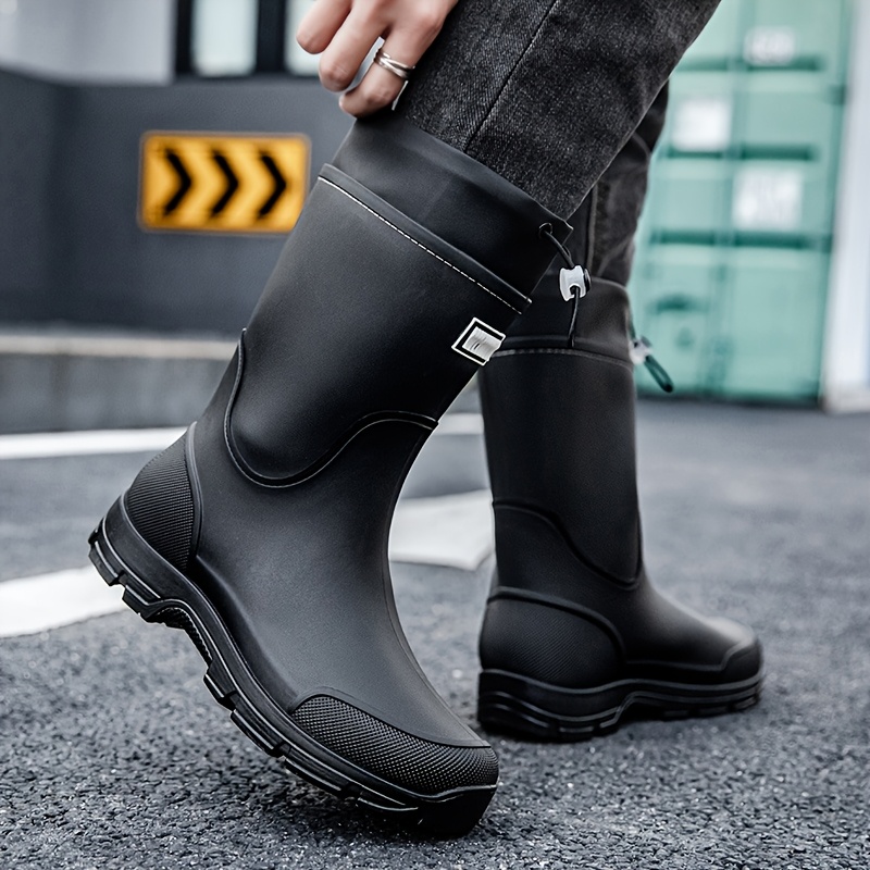 Men waterproof Rain Boots Mid  - Men'S Shoes Water Resistant review and price